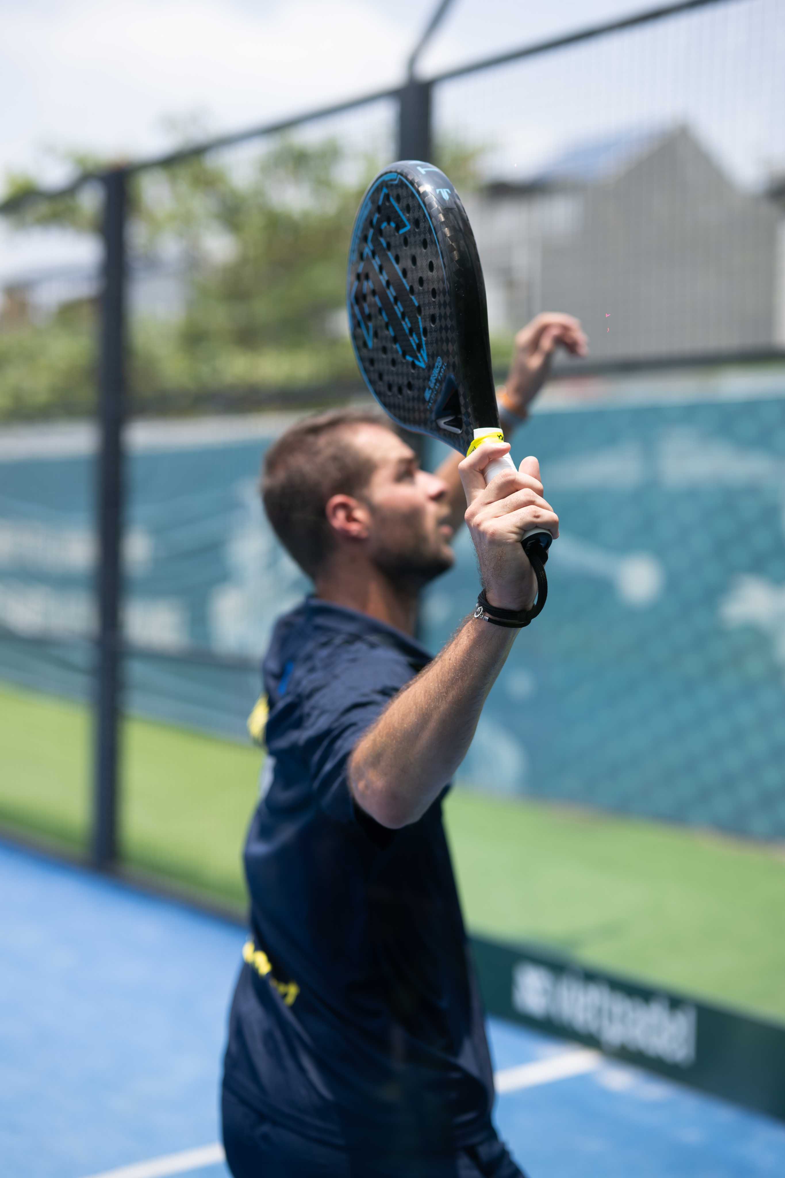 People playing padel